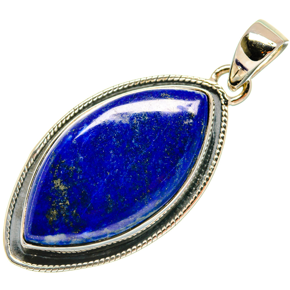 Lapis Lazuli Pendants handcrafted by Ana Silver Co - PD25821 - Photo 2
