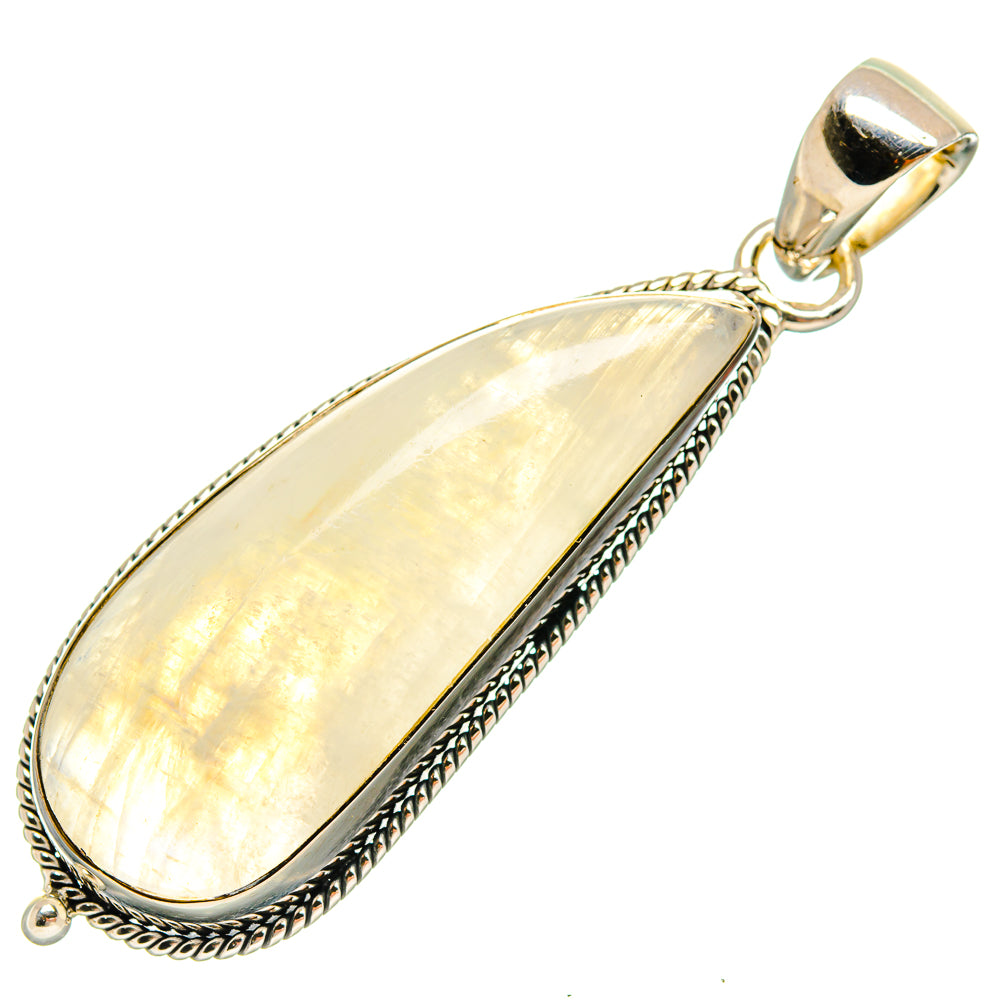 Rainbow Moonstone Pendants handcrafted by Ana Silver Co - PD25823 - Photo 2