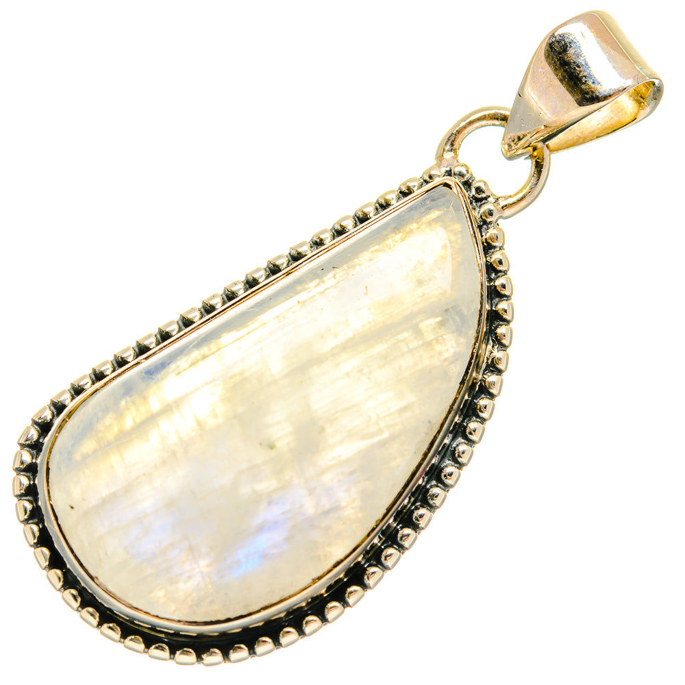 Rainbow Moonstone Pendants handcrafted by Ana Silver Co - PD25824 - Photo 2