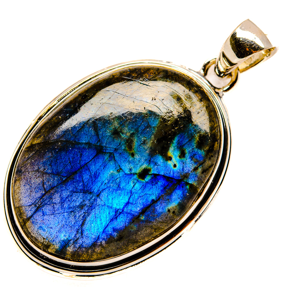 Labradorite Pendants handcrafted by Ana Silver Co - PD25831 - Photo 2