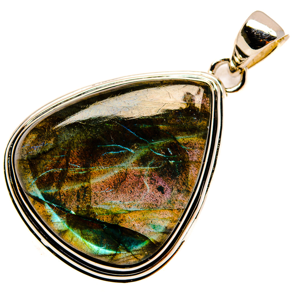 Labradorite Pendants handcrafted by Ana Silver Co - PD25832 - Photo 2