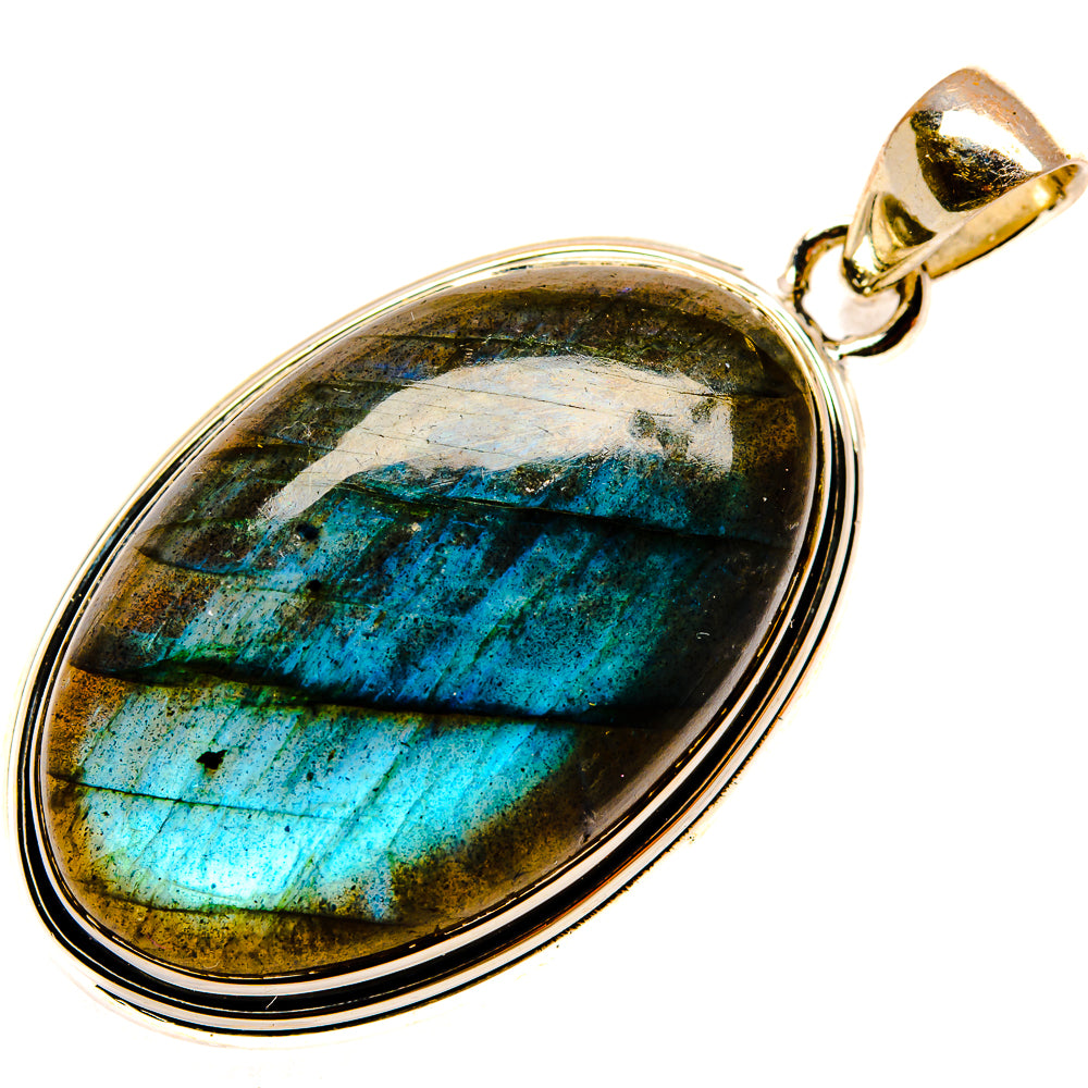 Labradorite Pendants handcrafted by Ana Silver Co - PD25834 - Photo 2