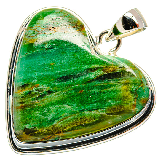 Rainforest Jasper Pendants handcrafted by Ana Silver Co - PD25846 - Photo 2
