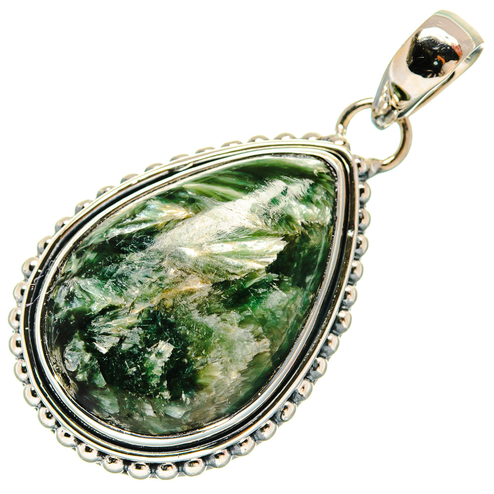 Seraphinite Pendants handcrafted by Ana Silver Co - PD25861 - Photo 2