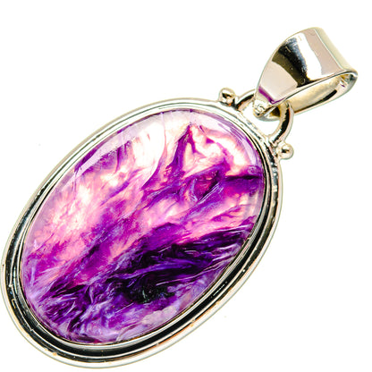 Charoite Pendants handcrafted by Ana Silver Co - PD25865 - Photo 2