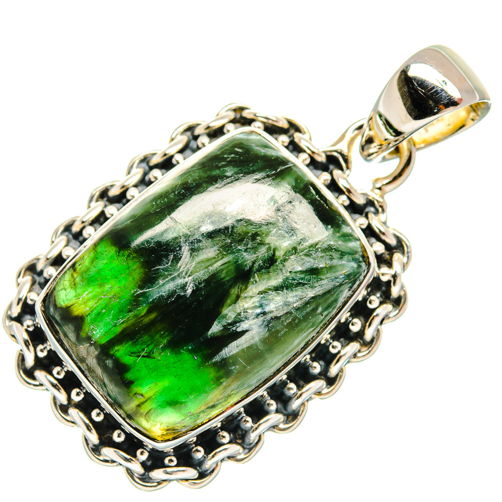 Seraphinite Pendants handcrafted by Ana Silver Co - PD25869 - Photo 2