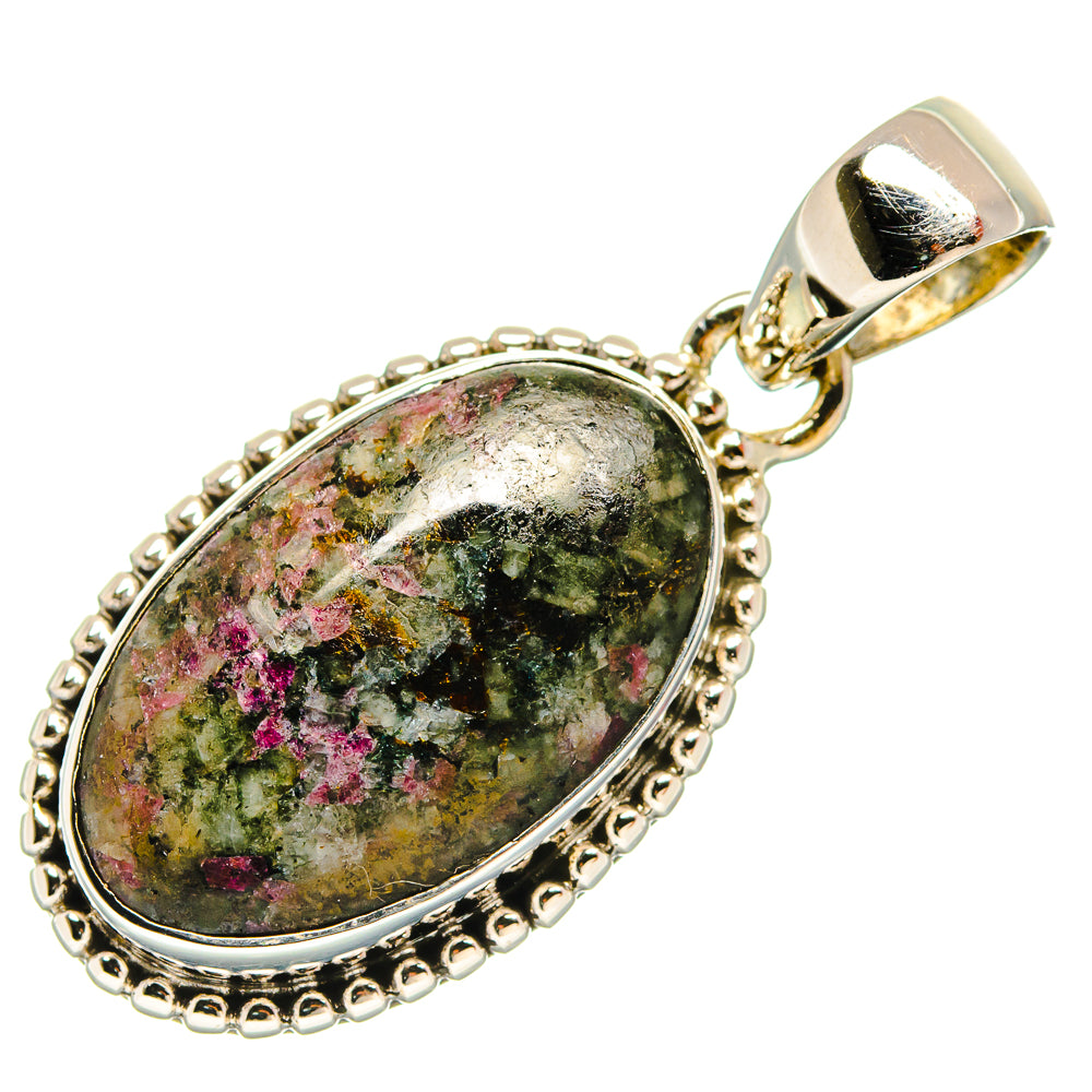 Russian Eudialyte Pendants handcrafted by Ana Silver Co - PD25872 - Photo 2