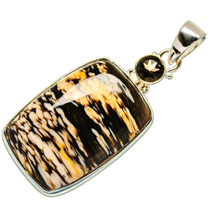Peanut Wood Jasper Pendants handcrafted by Ana Silver Co - PD25880 - Photo 2