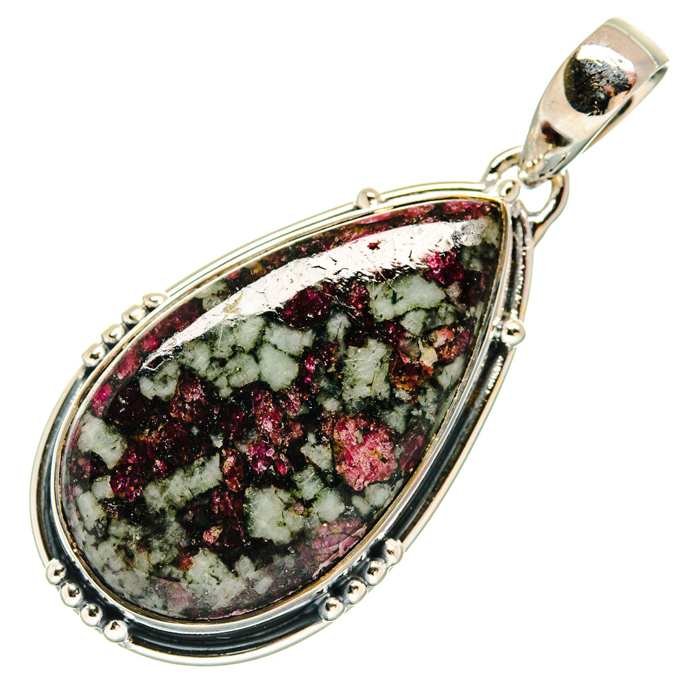 Russian Eudialyte Pendants handcrafted by Ana Silver Co - PD25881 - Photo 2