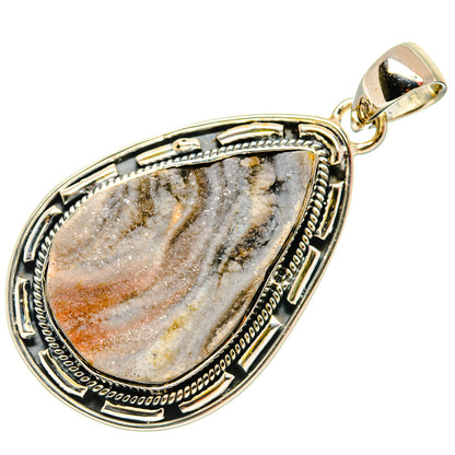 Desert Druzy Pendants handcrafted by Ana Silver Co - PD25884 - Photo 2