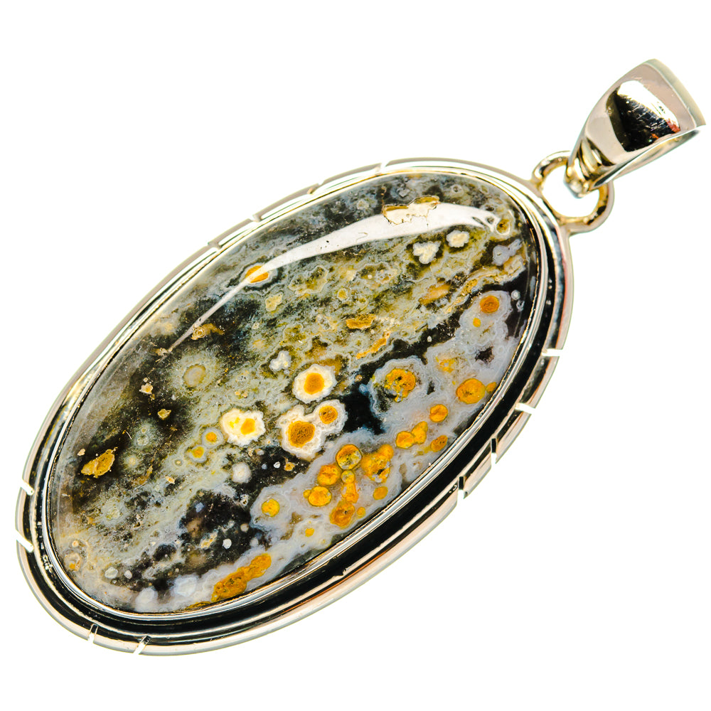 Ocean Jasper Pendants handcrafted by Ana Silver Co - PD25885 - Photo 2
