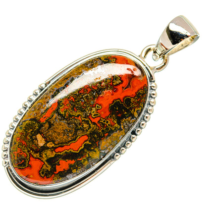 Moroccan Agate Pendants handcrafted by Ana Silver Co - PD25886 - Photo 2