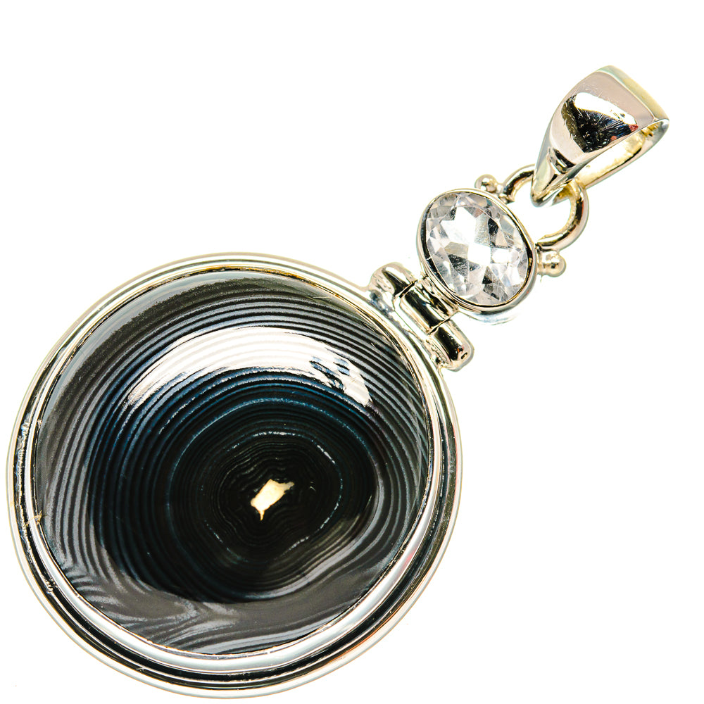 Psilomelane Pendants handcrafted by Ana Silver Co - PD25892 - Photo 2