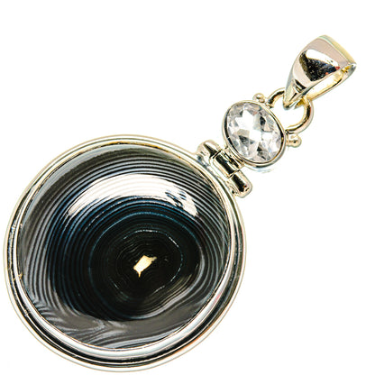 Psilomelane Pendants handcrafted by Ana Silver Co - PD25892 - Photo 2