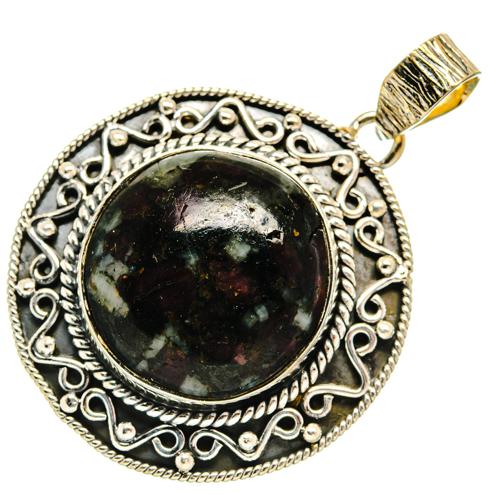 Russian Eudialyte Pendants handcrafted by Ana Silver Co - PD25900 - Photo 2