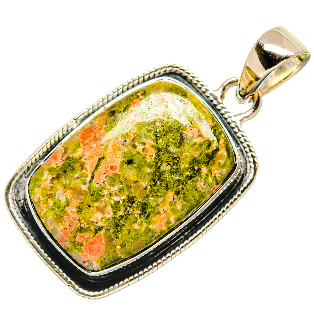 Unakite Pendants handcrafted by Ana Silver Co - PD25902 - Photo 2