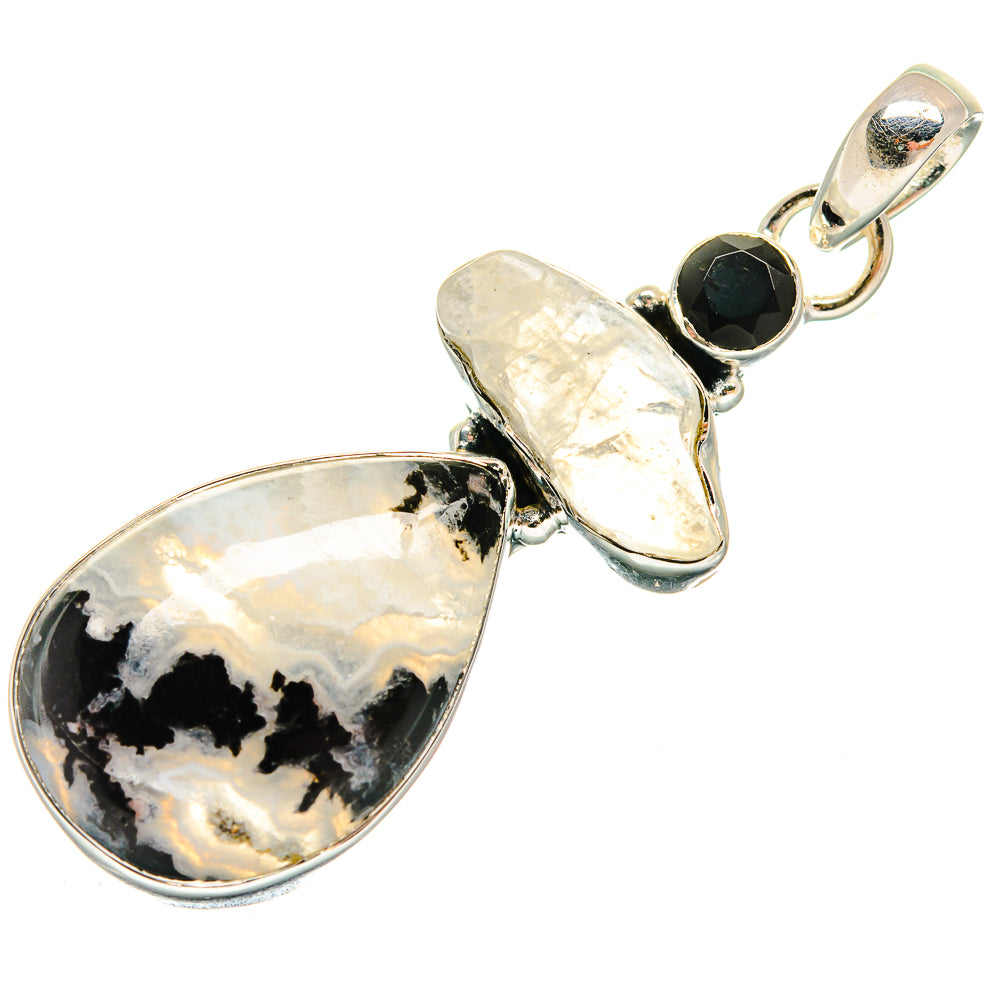 Gabbro Stone Pendants handcrafted by Ana Silver Co - PD25941 - Photo 2