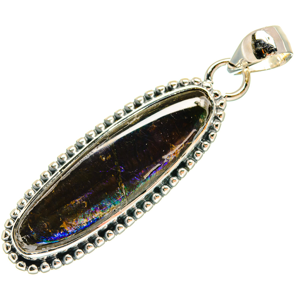 Ammolite Pendants handcrafted by Ana Silver Co - PD25958 - Photo 2