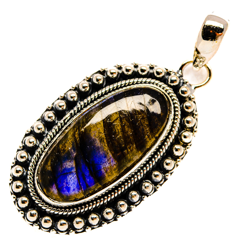 Labradorite Pendants handcrafted by Ana Silver Co - PD25967 - Photo 2