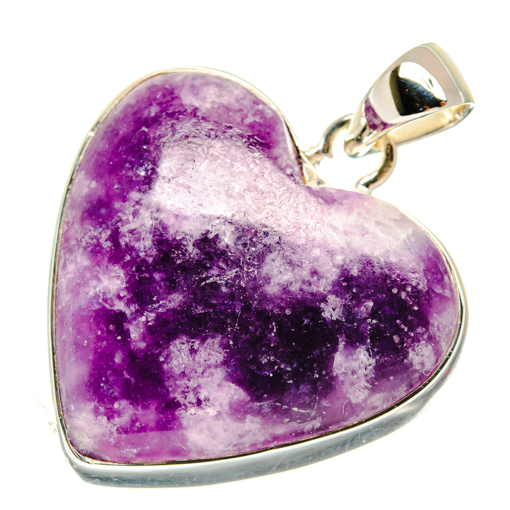 Lepidolite Pendants handcrafted by Ana Silver Co - PD25969 - Photo 2