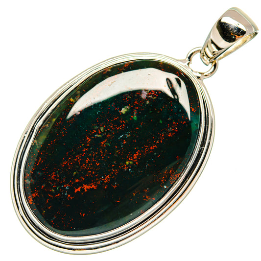 Bloodstone Pendants handcrafted by Ana Silver Co - PD25974 - Photo 2