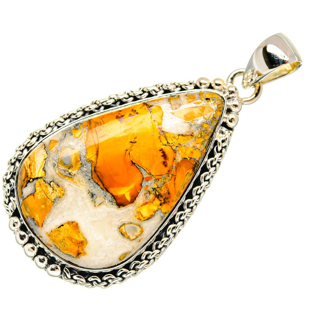 Brecciated Mookaite Pendants handcrafted by Ana Silver Co - PD25975 - Photo 2