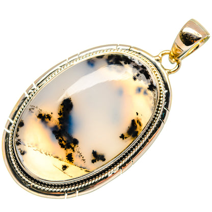 Dendritic Opal Pendants handcrafted by Ana Silver Co - PD25978 - Photo 2