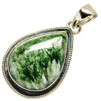 Seraphinite Pendants handcrafted by Ana Silver Co - PD25983 - Photo 2
