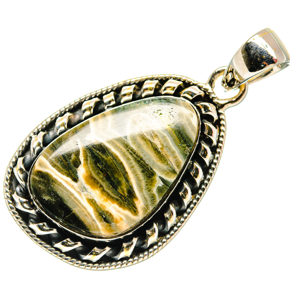 Ocean Jasper Pendants handcrafted by Ana Silver Co - PD25992 - Photo 2