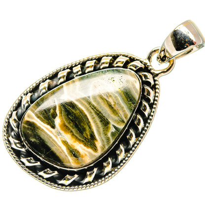 Ocean Jasper Pendants handcrafted by Ana Silver Co - PD25992 - Photo 2