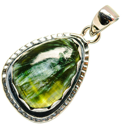 Seraphinite Pendants handcrafted by Ana Silver Co - PD25996 - Photo 2