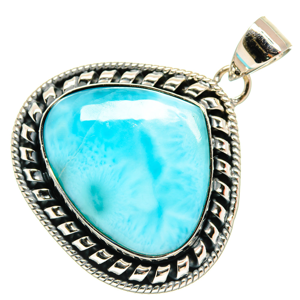 Larimar Pendants handcrafted by Ana Silver Co - PD25997 - Photo 2