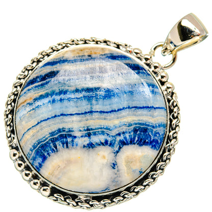 Blue Scheelite Pendants handcrafted by Ana Silver Co - PD26002 - Photo 2