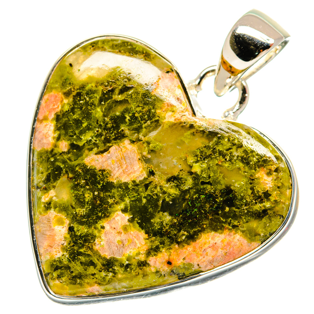 Unakite Pendants handcrafted by Ana Silver Co - PD26004 - Photo 2