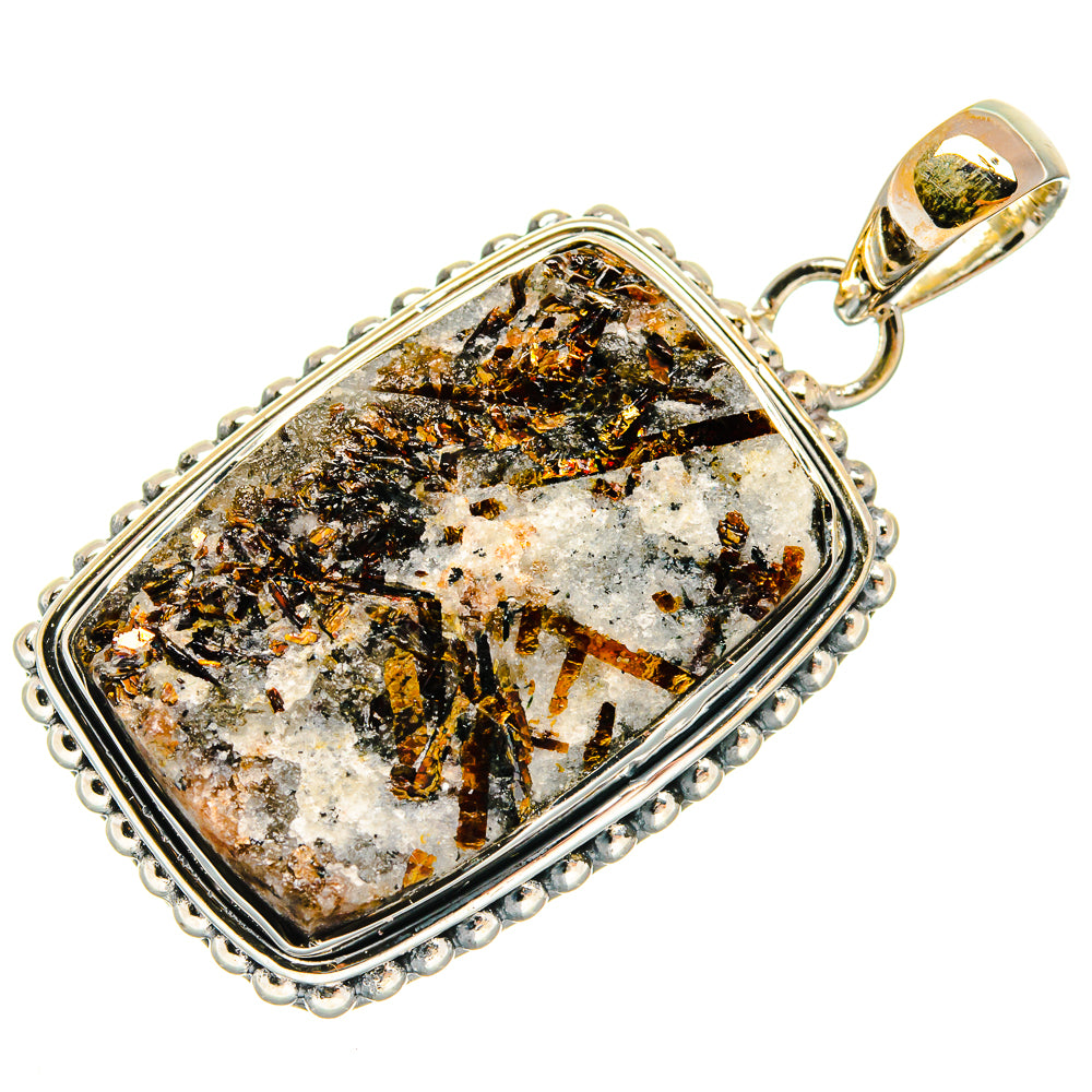 Astrophyllite Pendants handcrafted by Ana Silver Co - PD26011 - Photo 2