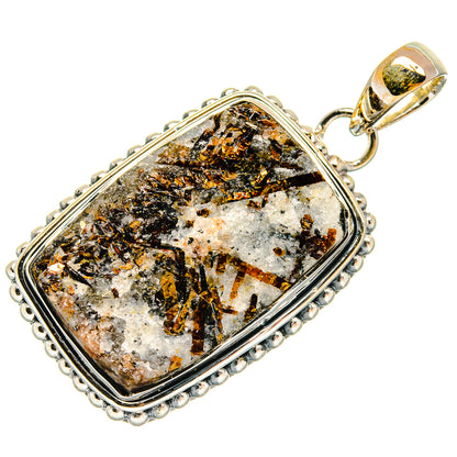 Astrophyllite Pendants handcrafted by Ana Silver Co - PD26011 - Photo 2