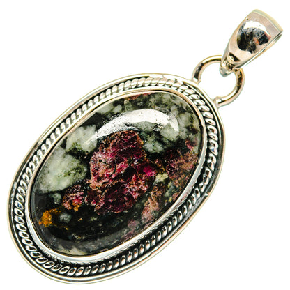 Russian Eudialyte Pendants handcrafted by Ana Silver Co - PD26014 - Photo 2