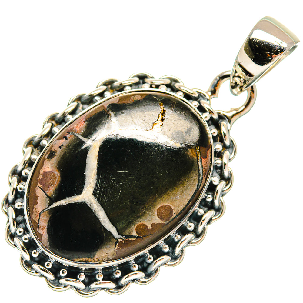 Septarian Geode Pendants handcrafted by Ana Silver Co - PD26016 - Photo 2
