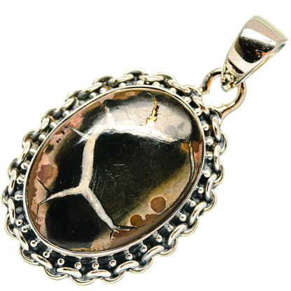Septarian Geode Pendants handcrafted by Ana Silver Co - PD26016 - Photo 2