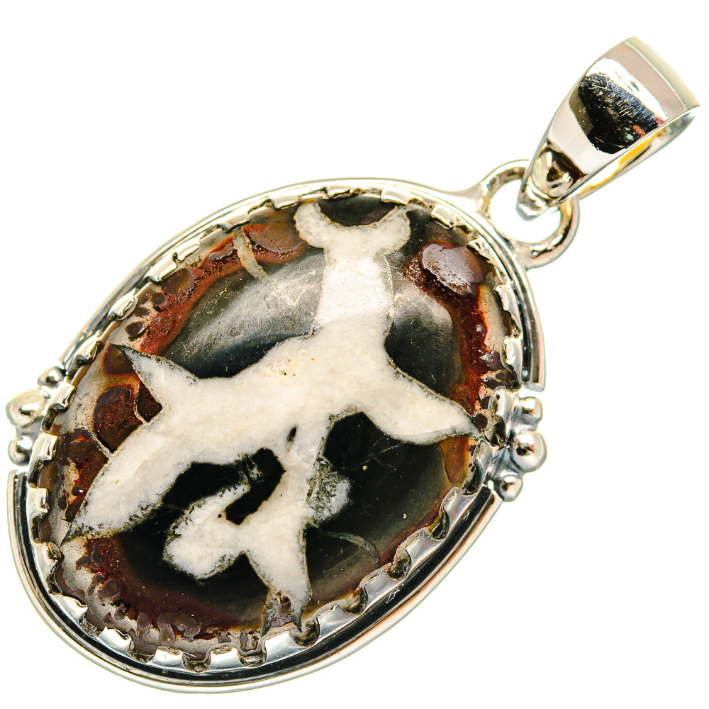 Septarian Geode Pendants handcrafted by Ana Silver Co - PD26017 - Photo 2