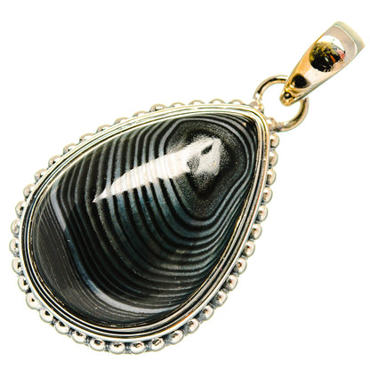 Psilomelane Pendants handcrafted by Ana Silver Co - PD26020 - Photo 2
