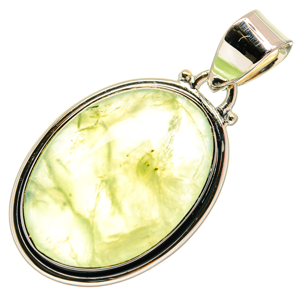 Prehnite Pendants handcrafted by Ana Silver Co - PD26025 - Photo 2