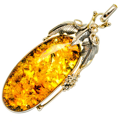 Baltic Amber Pendants handcrafted by Ana Silver Co - PD26044 - Photo 2