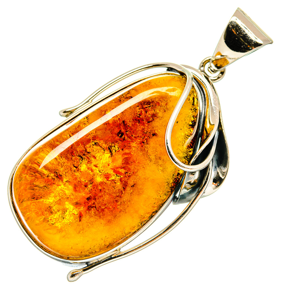Baltic Amber Pendants handcrafted by Ana Silver Co - PD26045 - Photo 2