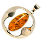 Baltic Amber Pendants handcrafted by Ana Silver Co - PD26047 - Photo 2