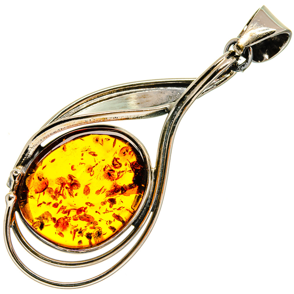 Baltic Amber Pendants handcrafted by Ana Silver Co - PD26049 - Photo 2
