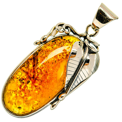 Baltic Amber Pendants handcrafted by Ana Silver Co - PD26053 - Photo 2