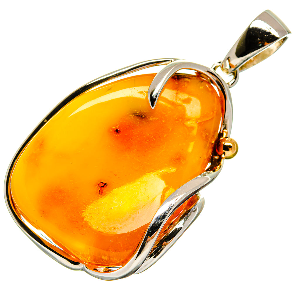 Baltic Amber Pendants handcrafted by Ana Silver Co - PD26056 - Photo 2