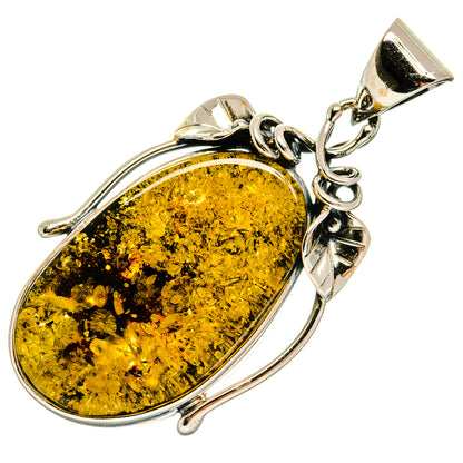Baltic Amber Pendants handcrafted by Ana Silver Co - PD26058 - Photo 2