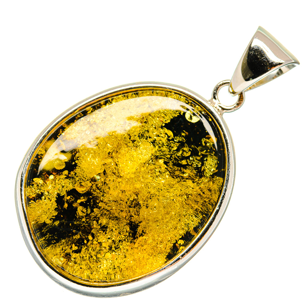 Baltic Amber Pendants handcrafted by Ana Silver Co - PD26061 - Photo 2